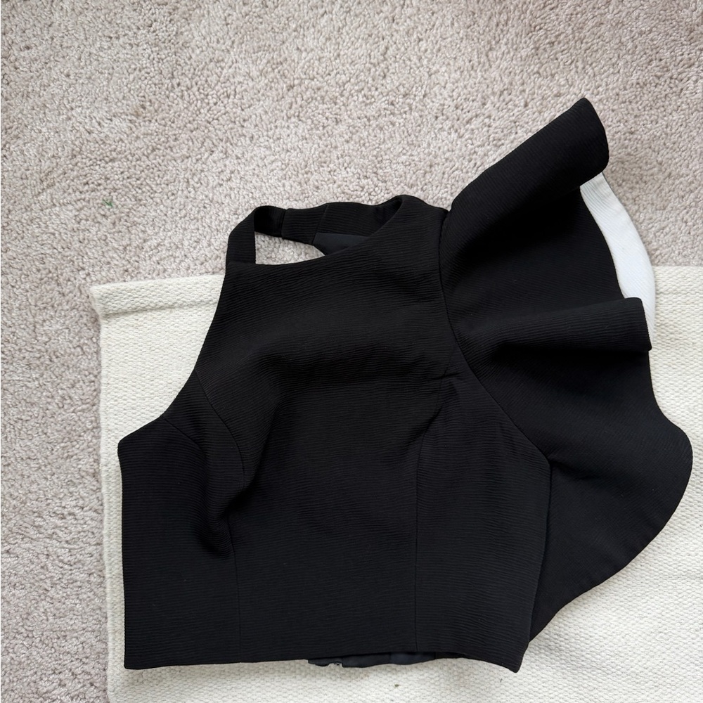 C/MEO Collective Black Crop Top